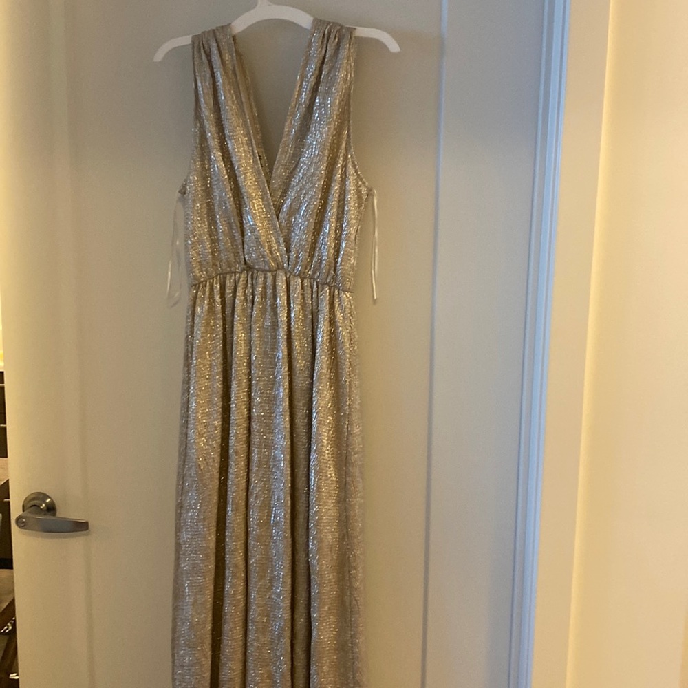 Sparkly Gold Maxi Dress